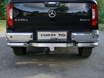 19 999 р. Фаркоп (тягово-сцепное устройство) TCC (надпись Mercedes-Benz)  Mercedes-Benz X class  W470 (2017-2020) (Оцинкованный, шар E). Увеличить фотографию 1