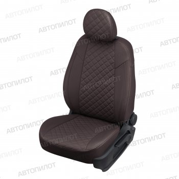 14 499 р. Чехлы сидений (5 мест, экокожа) Автопилот Ромб  Ford Galaxy  WGR (1995-2006) (шоколад). Увеличить фотографию 1
