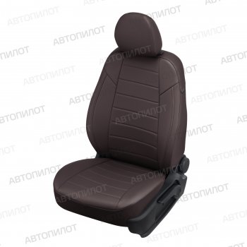 13 849 р. Чехлы сидений (5 мест, экокожа) Автопилот  Ford Galaxy  2 (2006-2015) (шоколад). Увеличить фотографию 1