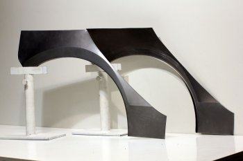 5 399 р. Задние ремонтные арки (комплект) AUTOFERRUM  KIA Picanto  1 SA хэтчбэк 5 дв. (2003-2011) (Холоднокатаная сталь 0,8 мм). Увеличить фотографию 1