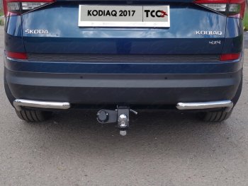 13 949 р. Фаркоп (тягово-сцепное устройство) TCC  Skoda Kodiaq  NU7 (2017-2021) (Оцинкованный, шар E ). Увеличить фотографию 1