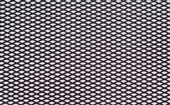 Сетка алюминиевая универсальная ЭКО (ромб, 10 мм, черная) 250x1000 mm SSANGYONG Actyon рестайлинг (2013-2021)