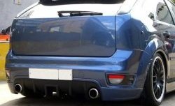 5 299 р. Диффузор заднего бампера Sport ST  Ford Focus  2 (2004-2008) (Неокрашенный). Увеличить фотографию 3