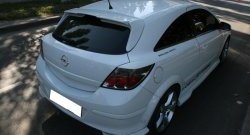 689 р. Комплект накладок задних фонарей Global Tuning  Opel Astra  H GTC (2004-2009) (Неокрашенные). Увеличить фотографию 1