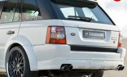 17 899 р. Накладка HAMMAN на задний бампер  Land Rover Range Rover Sport  1 L320 (2005-2009) (Неокрашенная). Увеличить фотографию 1