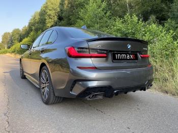 8 499 р. Лип спойлер М-Perfomance  BMW 3 серия  G20 (2018-2022) (цвет: черный глянец). Увеличить фотографию 10