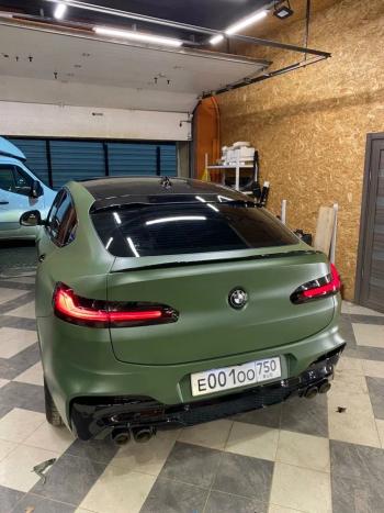 6 999 р. Лип спойлер X4M  BMW X4  G02 (2018-2024) (без окраски). Увеличить фотографию 3