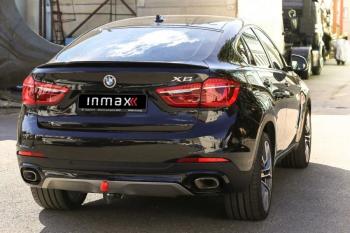 8 499 р. Лип спойлер M-Performance  BMW X6  F16 (2014-2020) (цвет: черный глянец). Увеличить фотографию 3