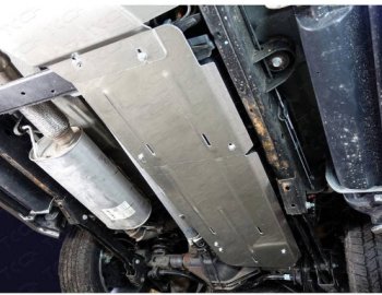 Защита бака (2 штуки, алюминий) TCC Cadillac Escalade GMTK2 джип 5 дв. короткая база (2015-2020)