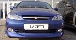 3 579 р. Накладка переднего бампера ATL  Chevrolet Lacetti  хэтчбек (2002-2013) (Неокрашенная). Увеличить фотографию 1