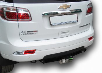 9 699 р. Фаркоп Лидер Плюс (съемный шар тип FC)  Chevrolet Trailblazer  GM800 (2012-2020) (Без электропакета). Увеличить фотографию 1