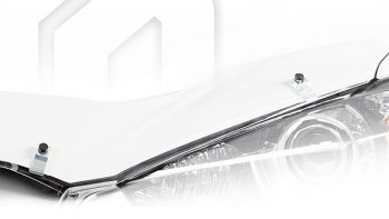 2 349 р. Дефлектор капота (Europe) CA-Plastiс exclusive  Ford Escape  2 (2008-2012) (Classic прозрачный, Без надписи). Увеличить фотографию 1