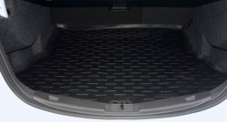 1 239 р. Коврик в багажник (седан) Aileron (полиуретан)  Ford Mondeo  MK5 CD391 (2014-2018). Увеличить фотографию 1