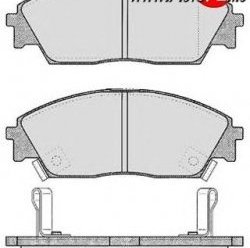 6 399 р. Передние тормозные колодки Tokico RN266M  Honda Civic  8 (2005-2011). Увеличить фотографию 1