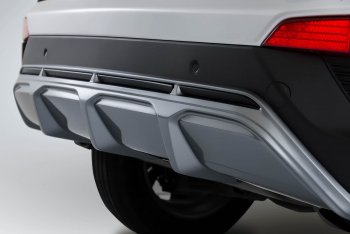7 199 р. Накладка заднего бампера Xmug  Hyundai Creta  GS (2015-2021) (Неокрашенная). Увеличить фотографию 3