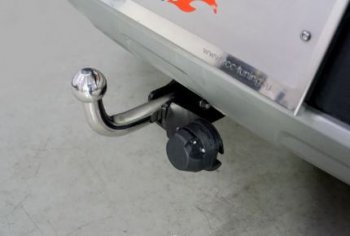 19 549 р. Фаркоп (тягово-сцепное устройство) TCC  Hyundai I40  1 VF (2011-2015) (оцинкованный, шар A нержавейка). Увеличить фотографию 1