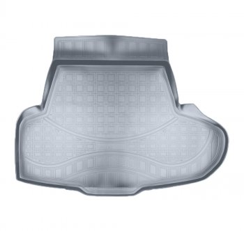 2 299 р. Коврик багажника Norplast Unidec  INFINITI Q50 (2013-2024) (Цвет: серый). Увеличить фотографию 1