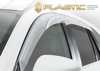 Ветровики дверей CA-Plastic Isuzu (Исузу) D-Max (Д)  RG DoubleCab (2019-2024) RG DoubleCab дорестайлинг