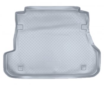 1 799 р. Коврик багажника Norplast Unidec  KIA Spectra (2000-2009) (Цвет: серый). Увеличить фотографию 1