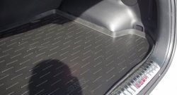 1 099 р. Верхний коврик в багажник Aileron (полиуретан, бежевый)  KIA Sportage  4 QL (2016-2018). Увеличить фотографию 1