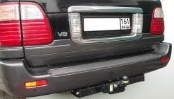 7 599 р. Фаркоп Лидер Плюс (до 1200 кг)  Lexus LX  470 (1998-2002), Toyota Land Cruiser  100 (1998-2007) (Без электропакета). Увеличить фотографию 1