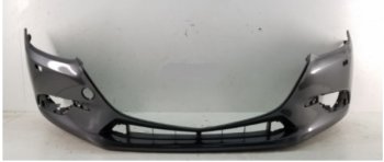 4 099 р. Бампер передний BodyParts  Mazda 3/Axela  BM (2016-2019) (Неокрашенный). Увеличить фотографию 1