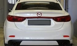 10 899 р. Диффузор заднего бампера Sport v3  Mazda 6  GJ (2015-2018) (Неокрашенная). Увеличить фотографию 1