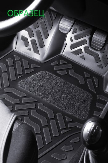 1 659 р. Комплект ковриков в салон Aileron 4 шт. (полиуретан, 3D с подпятником)  Mazda CX-5  KE (2011-2017). Увеличить фотографию 1
