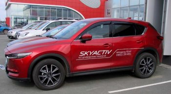 Дефлектора окон SIM Mazda (Мазда) CX-5 (ЦХ-5)  KF (2016-2024) KF