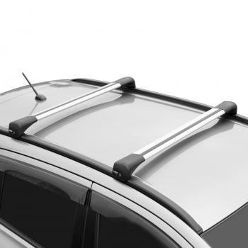 12 897 р. Багажник в сборе на низкие рейлинги LUX BRIDGE  Mercedes-Benz GLC class ( X253,  C253) (2015-2024) (серебро). Увеличить фотографию 1
