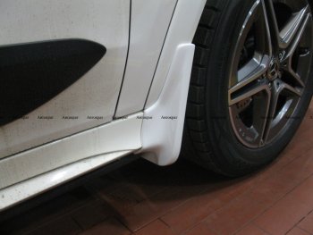 8 999 р. Брызговики AMG АВТОКРАТ (стеклопластик)  Mercedes-Benz GLE class  W167 (2018-2024) (Передние, Неокрашенные). Увеличить фотографию 1