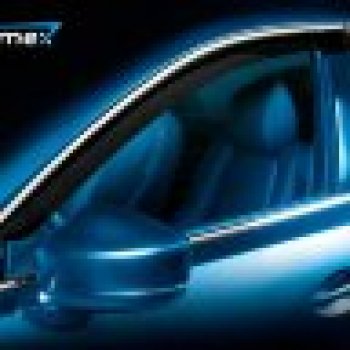 Дефлекторы окон с хромированым молдингом CHROMEX Nissan (Нисан) Qashqai (Кашкай)  2 (2013-2019) 2 J11 дорестайлинг