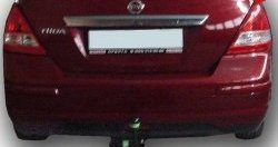 6 999 р. Фаркоп (седан) Лидер Плюс  Nissan Tiida  1 седан (2010-2014) (Без электропакета). Увеличить фотографию 1