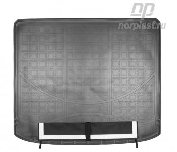 2 779 р. Коврик багажника Norplast Unidec  Nissan X-trail  2 T31 (2010-2015) (Черный, с погрузочным ковриком (фартуком)). Увеличить фотографию 1