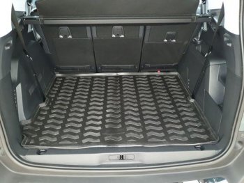 1 129 р. Коврик багажника Aileron (5 мест, сложен 3 ряд)  Peugeot 5008  T87 (2017-2020). Увеличить фотографию 1
