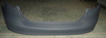 3 499 р. Бампер задний BodyParts  Ford Focus  3 (2014-2019) (Неокрашенный). Увеличить фотографию 1