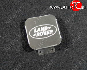 1 249 р. Заглушка на фаркоп с логотипом Land Rover (на фаркопы TCC, нержавеющая сталь) TCC  Land Rover Discovery Sport  L550 - Range Rover Sport  2 L494