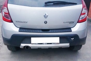 989 р. Защитная накладка заднего бампера Тюн-Авто  Renault Sandero Stepway  (BS) (2010-2014). Увеличить фотографию 1