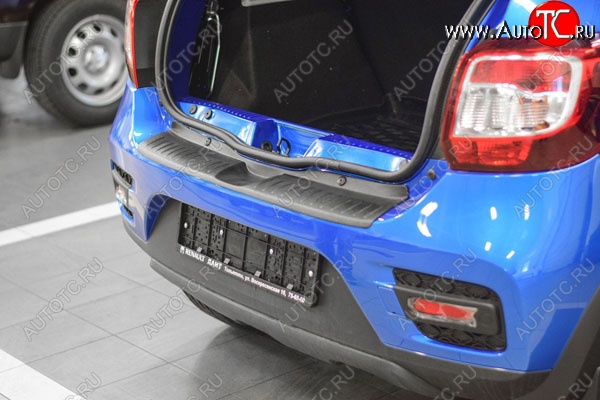 499 р. Защитная накладка заднего бампера Тюн-Авто  Renault Sandero Stepway  (B8) (2014-2018)
