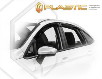 Ветровики дверей CA-Plastic Ford (Форд) Fiesta (Фиеста)  6 (2012-2019) 6 седан рестайлинг
