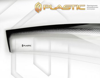 2 399 р. Ветровики дверей CA-Plastic  Hyundai Palisade  LX2 (2018-2022) (Серия Comfort черная, без хром. молдинга). Увеличить фотографию 1