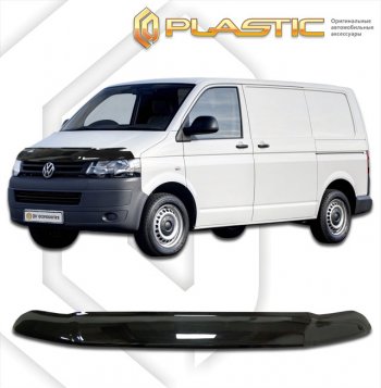 Дефлектор капота (exclusive) CA-Plastic Volkswagen (Волксваген) Transporter (Транспортер)  T5 (2009-2015) T5 рестайлинг