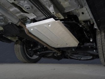 5 799 р. Защита бака (V-2.0 2WD, алюминий) TCC  Mitsubishi Outlander  GF (2014-2024). Увеличить фотографию 1