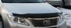 Дефлектор капота NovLine-Autofamily (рестайлинг) Toyota (Тойота) Camry (Камри)  XV50 (2011-2014) XV50 дорестайлинг