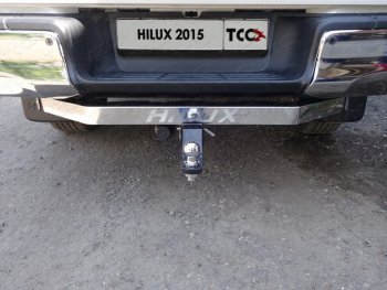 Фаркоп (тягово-сцепное устройство) Exclusive/Black Onyx TCC Toyota (Тойота) Hilux (Хайлюкс) ( AN20,AN30,  AN120) (2011-2020) AN20,AN30, AN120  2-ой рестайлинг, дорестайлинг, 1-ый рестайлинг  (оцинкованный, шар Е )
