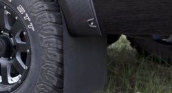3 499 р. Брызговики под расширители колесных арок с выносом 50 мм RA  Toyota Hilux  AN120 (2016-2020). Увеличить фотографию 1
