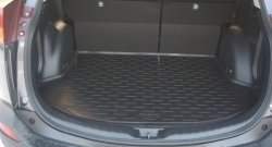 Коврик в багажник (докатка, ровный пол) Aileron (полиуретан) Toyota (Тойота) RAV4 (рав)  XA40 (2012-2015) XA40 5 дв. дорестайлинг