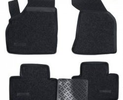 2 589 р. Комплект ковриков в салон Aileron 4 шт. (полиуретан, покрытие Soft)  Лада Приора ( 2170 седан,  2171 универсал,  2172 хэтчбек,  21728 купе) (2007-2018). Увеличить фотографию 1