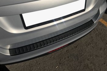 499 р. Защитная накладка заднего бампера Тюн-Авто  Лада Гранта  2190 седан (2011-2017). Увеличить фотографию 2