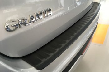 499 р. Защитная накладка заднего бампера Тюн-Авто  Лада Гранта  FL 2191 лифтбэк (2018-2024). Увеличить фотографию 3